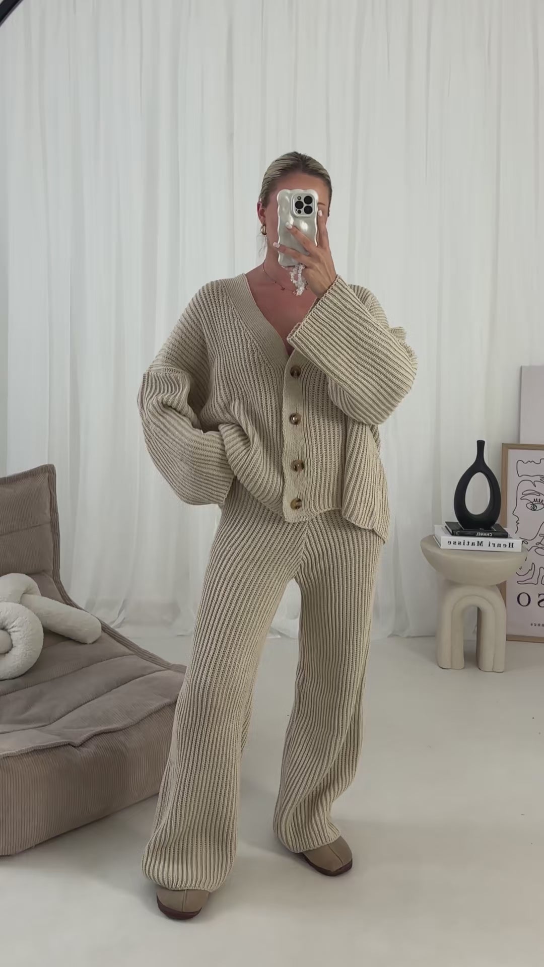 Knitted Two Piece Set Outfit video