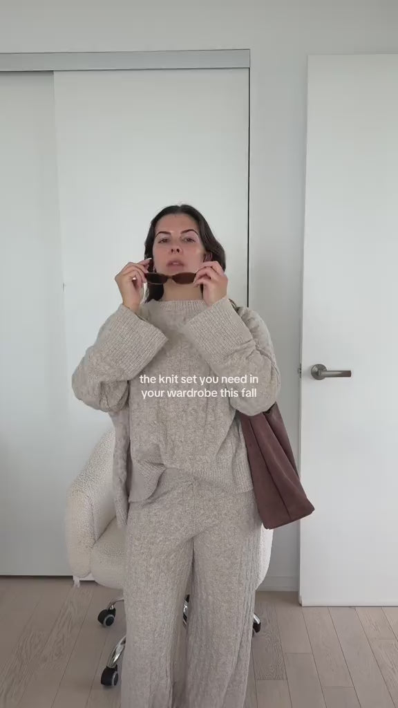 Knitted Two Piece Set Outfit video